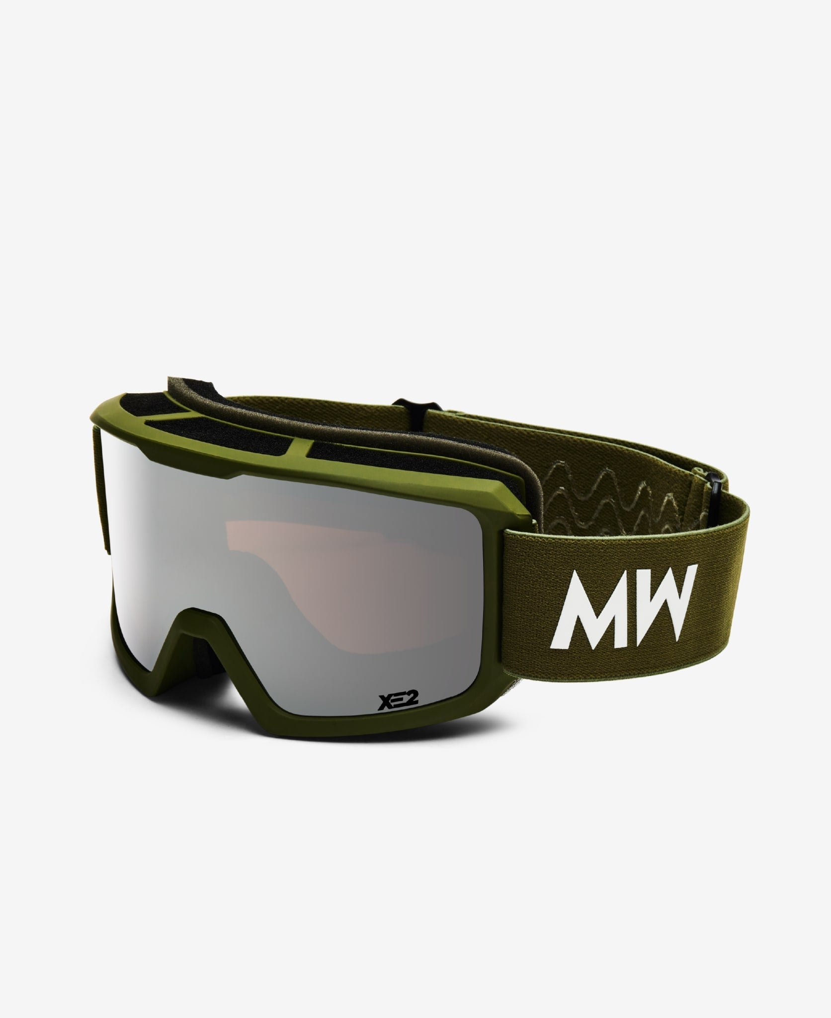 FERDI - Army Silver Mirror - Ski Goggles ⎪ MESSYWEEKEND