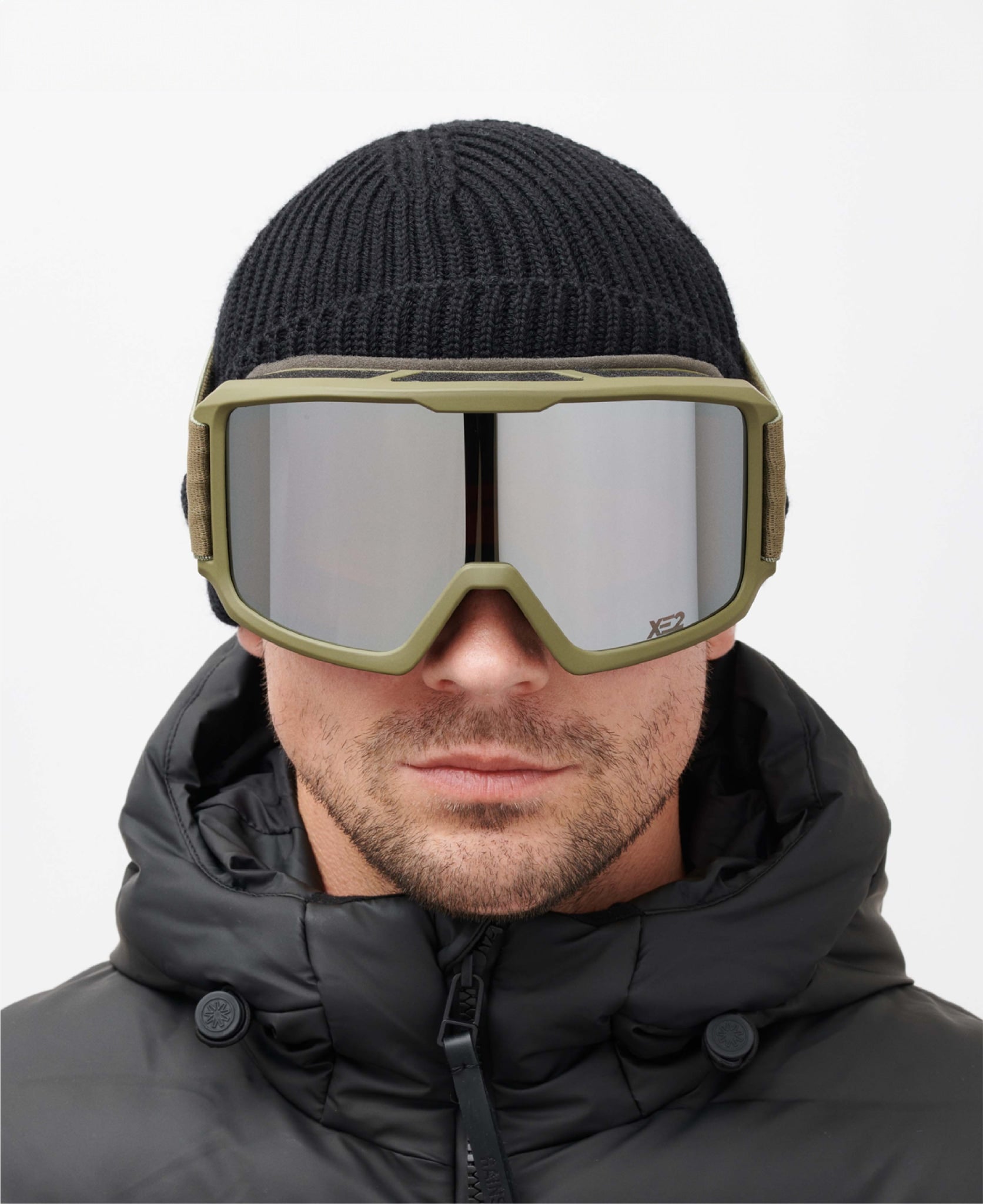 FERDI - Army Silver Mirror - Ski Goggles ⎪ MESSYWEEKEND