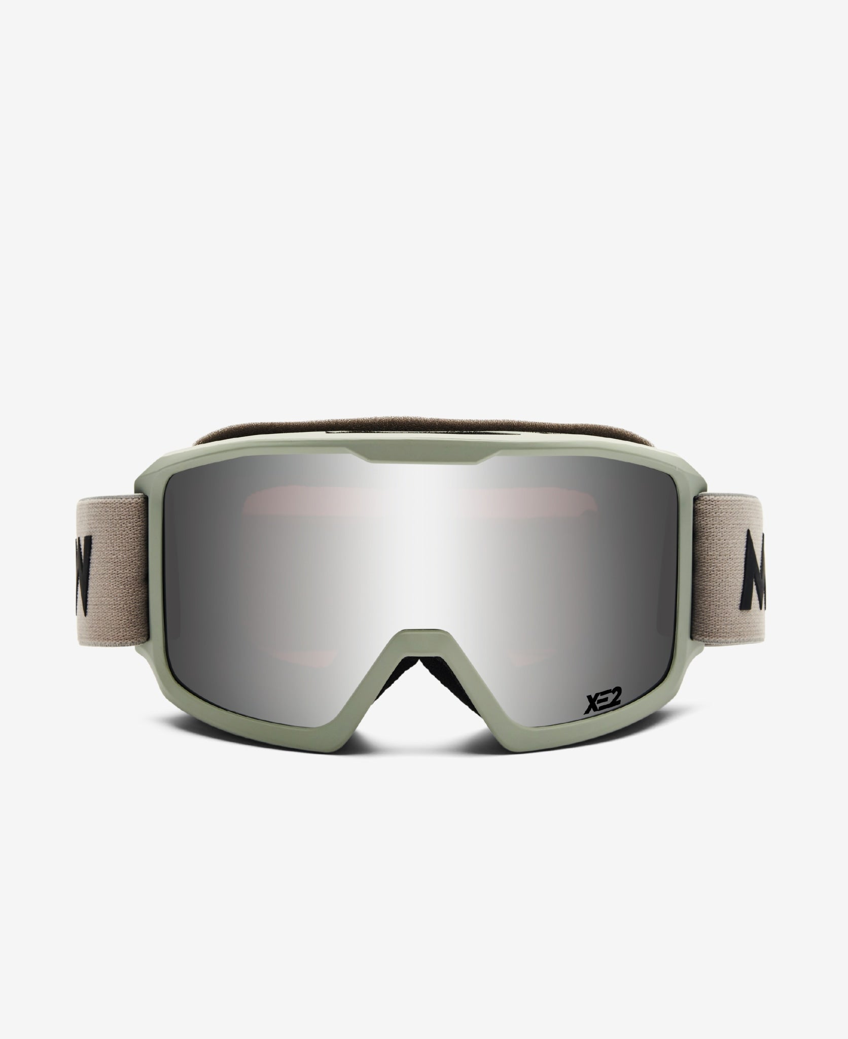 FERDI - Light Grey Silver Mirror - Ski Goggles ⎪ MESSYWEEKEND