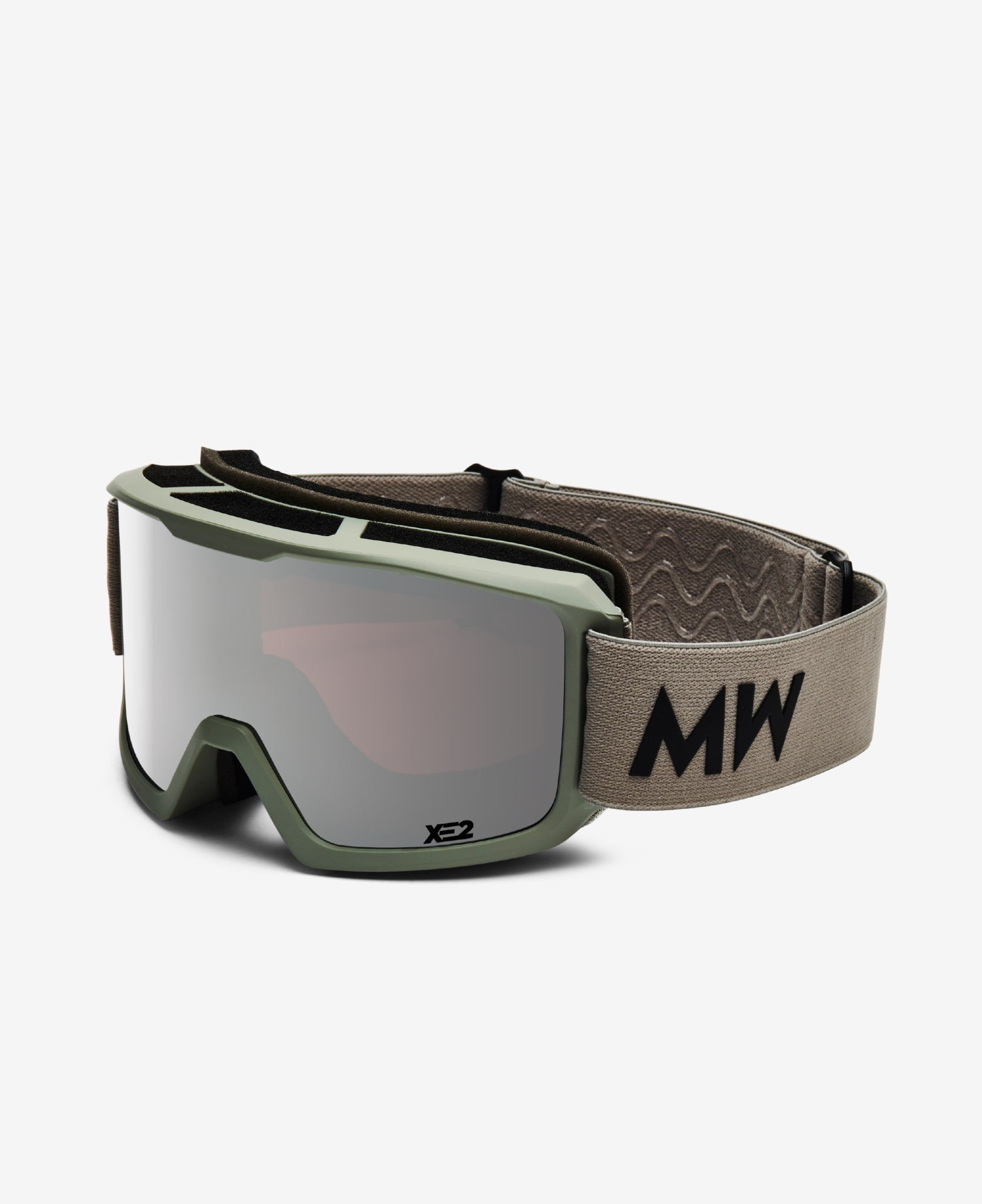 FERDI - Light Grey Silver Mirror - Ski Goggles ⎪ MESSYWEEKEND