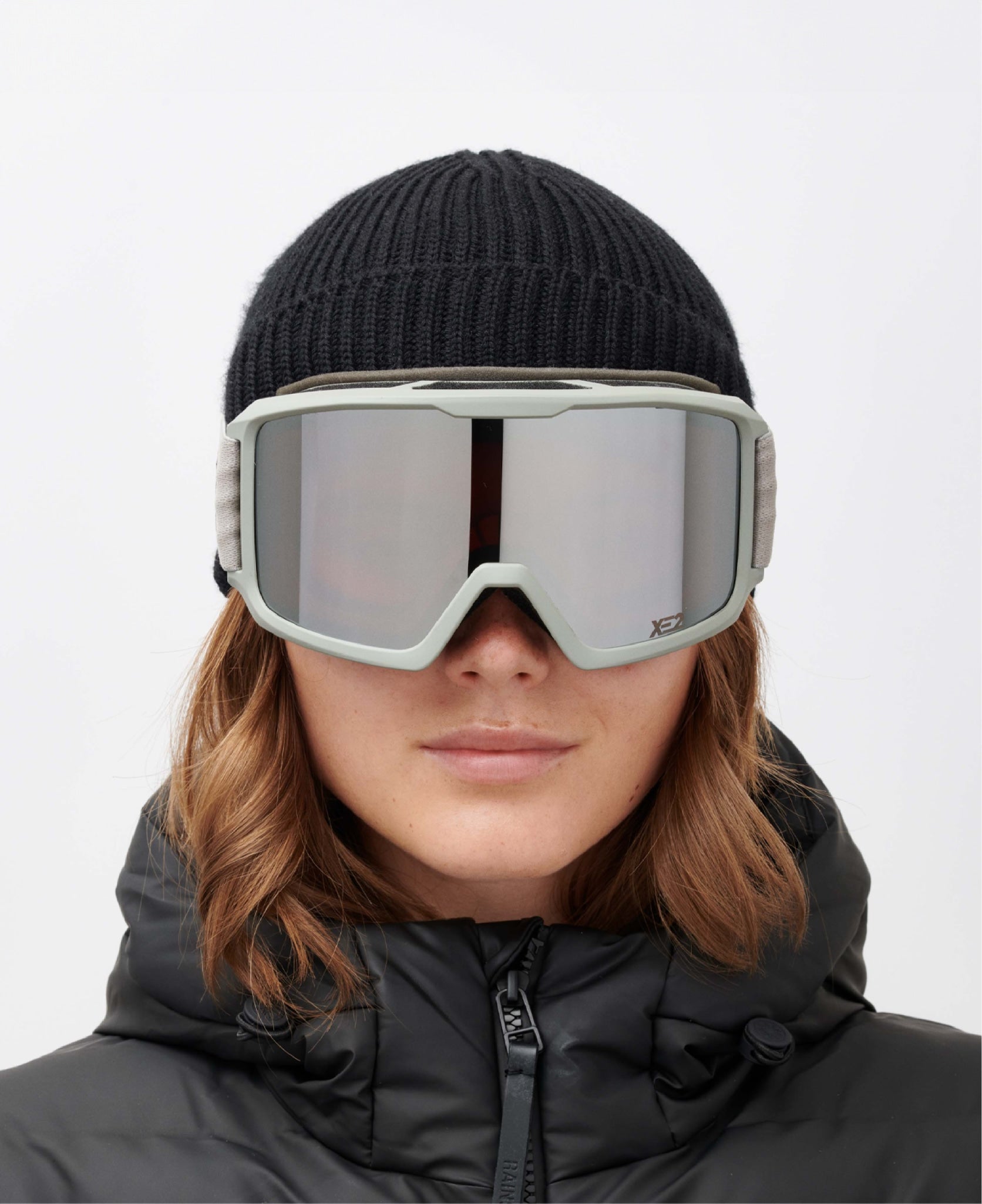 FERDI - Light Grey Silver Mirror - Ski Goggles ⎪ MESSYWEEKEND